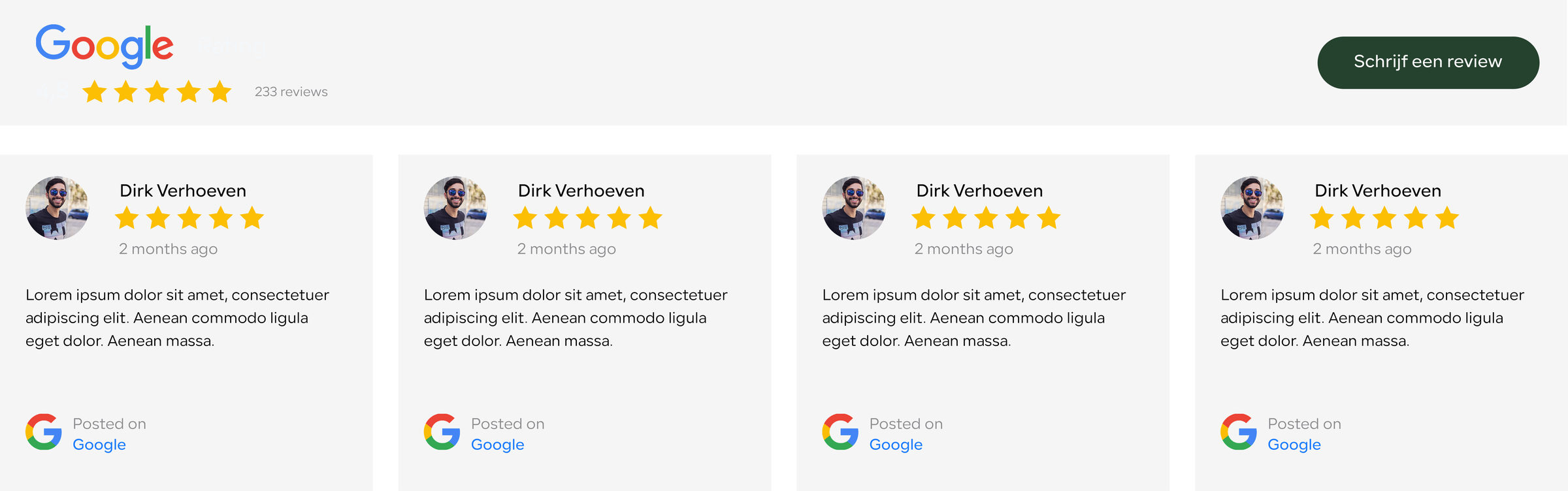Google reviews Autobedrijf Van Dompzelaar
